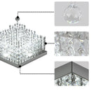 DecorBites™ Crystal LED Chandelier Ceiling Lamp for Luxe Home Decor