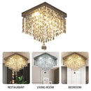 DecorBites™ Crystal LED Chandelier Ceiling Lamp for Luxe Home Decor