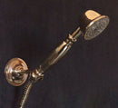 Unlacquered Brass Shower System With Tub Filler - Unlacquered Brass Shower