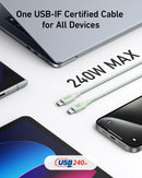 Anker <b>543</b> USB-C to USB-C Cable (Bio-Braided,6 ft)
