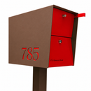 UpTown Box Locking Package Dropbox  in COCONUT - Modern Mailbox