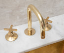 Deck Mount Brass Bathroom Faucet
