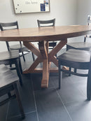 Canyon style round table