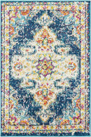 Miya Traditional Teal Area Rug