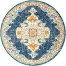 Miya Traditional Teal Area Rug