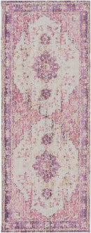 Everly Traditional Bright Pink Area Rug