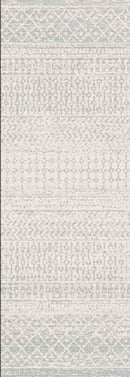 Louise Global Light Gray/White Area Rug
