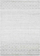Louise Global Light Gray/White Area Rug