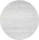 Louise Global Light Gray/White Area Rug