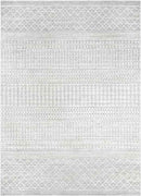 Louise Global Light Gray/White Area Rug