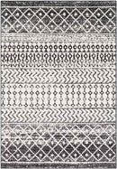 Louise Global Black/White Area Rug