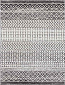Louise Global Black/White Area Rug