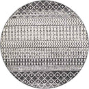 Louise Global Black/White Area Rug
