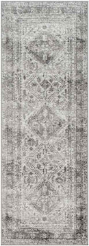 Jules Traditional Light Gray/White/Charcoal Area Rug