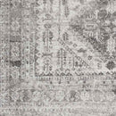 Jules Traditional Light Gray/White/Charcoal Area Rug