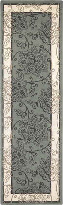 Joel Traditional Green Area Rug