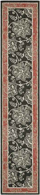 Joel Traditional Black Area Rug