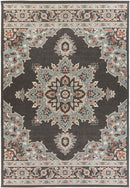 Lyla Traditional Black Area Rug