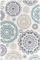 Ethan Cottage Teal Area Rug