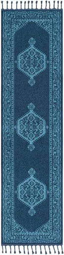 Brenna Traditional Navy Area Rug