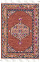 Brenna Traditional Brick Area Rug