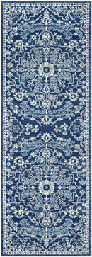 Olivia Traditional Dark Blue Area Rug