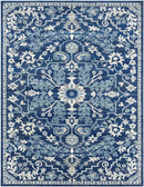 Olivia Traditional Dark Blue Area Rug