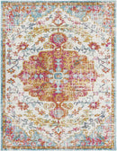 Olivia Traditional Saffron/Teal Area Rug