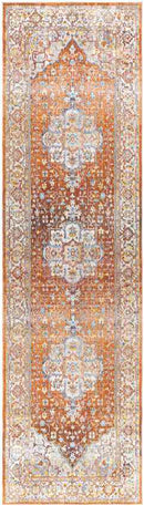 Tara Traditional Rust Area Rug