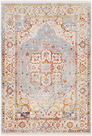 Tara Traditional Burnt Orange Area Rug