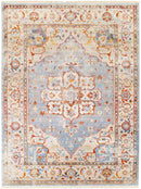 Tara Traditional Burnt Orange Area Rug