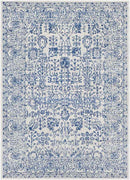 Leo Traditional Dark Blue Area Rug
