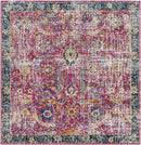 Isabella Traditional Burgundy Area Rug