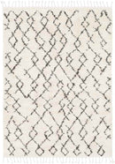 Brigitte Global Cream/Charcoal Area Rug