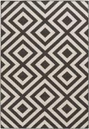 Maya Modern Black Area Rug