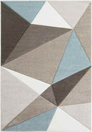 Kelly Modern Taupe Area Rug