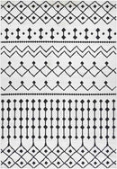 Ava Global Black/Charcoal Area Rug