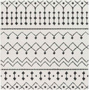 Ava Global Black/Charcoal Area Rug