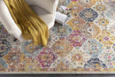 Emilly Traditional Saffron/Burnt Orange Area Rug