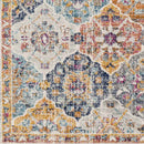 Emilly Traditional Saffron/Burnt Orange Area Rug
