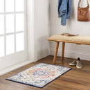Lola Traditional Pink/Saffron Area Rug