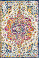 Lola Traditional Pink/Saffron Area Rug
