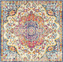 Lola Traditional Pink/Saffron Area Rug