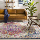 Lola Traditional Pink/Saffron Area Rug