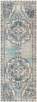 Henry Traditional Teal Area Rug