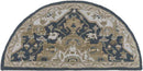 Ness Traditional Navy Area Rug
