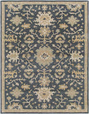 Ness Traditional Navy Area Rug