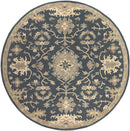 Ness Traditional Navy Area Rug