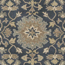 Ness Traditional Navy Area Rug