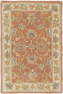 Paris Traditional Burnt Orange Area Rug